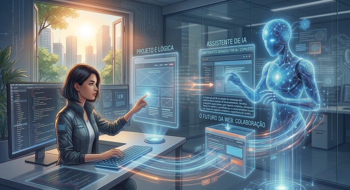 girl and AI